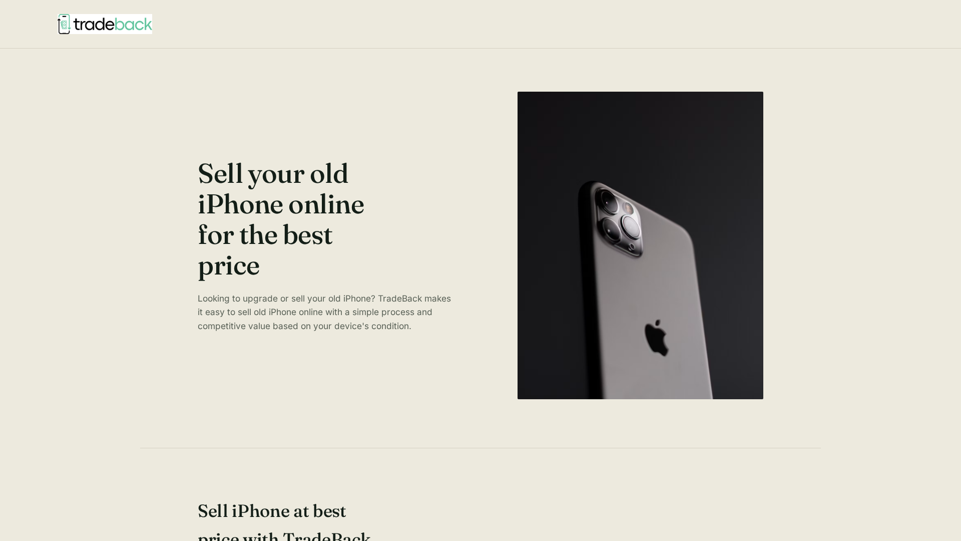 Sell iPhone at Best Price Online | TradeBack