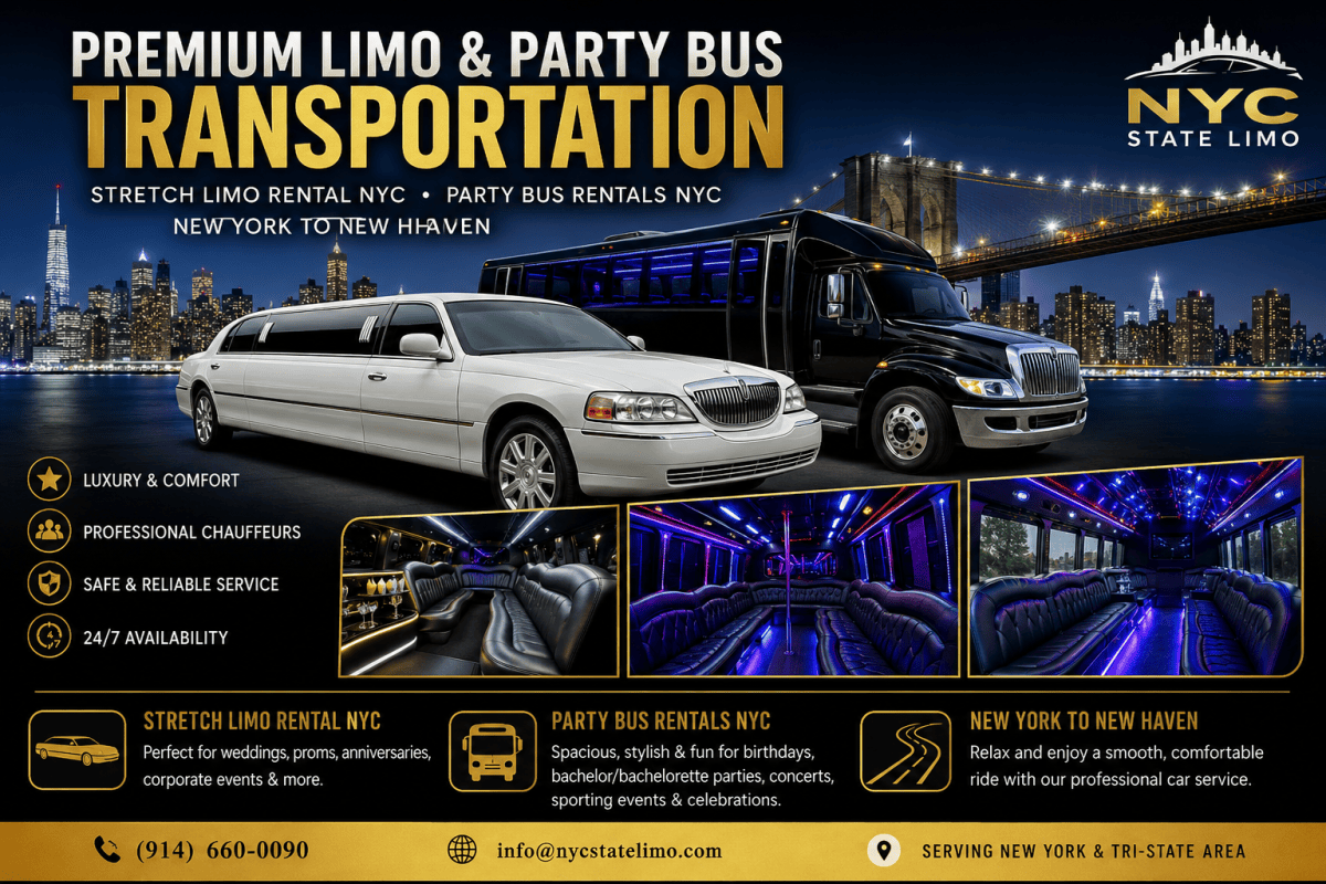 Make Every Journey Better With NYC Limo and Party Bus Transportation – NYC State Limo