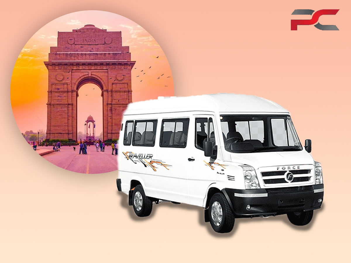 Tempo Traveller on Rent in Delhi | 9-26 Seater Best Rate