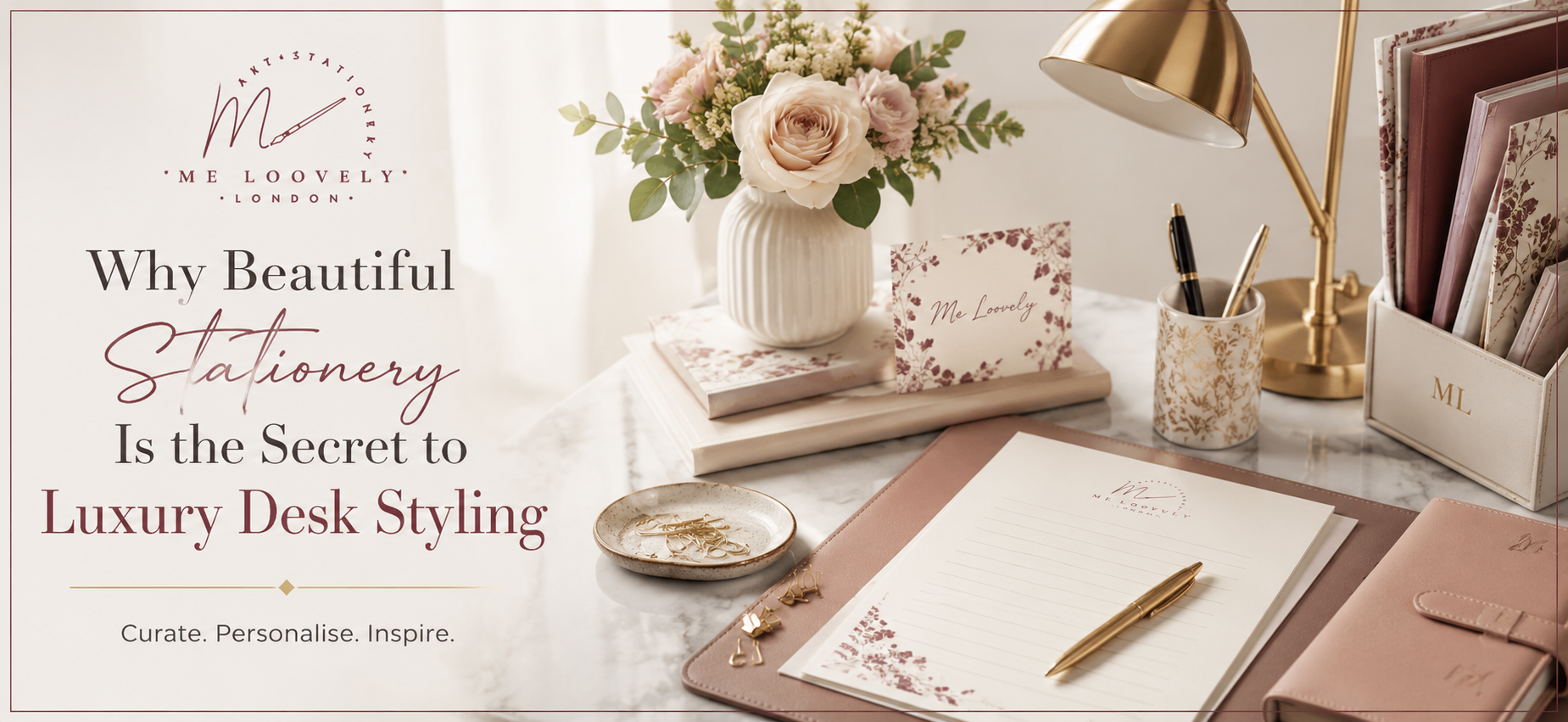 Luxury Desk Styling: Elevate Your Home Office with Stationery – Me Loovely