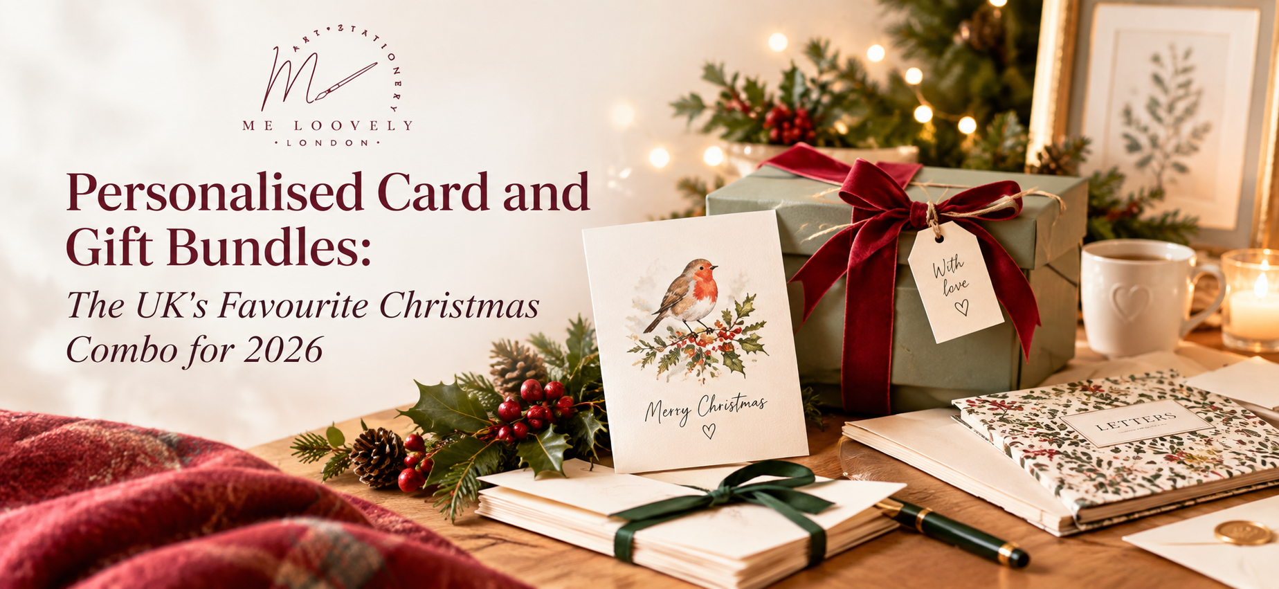 Personalised Card and Gift Bundles for Christmas 2026 – Me Loovely