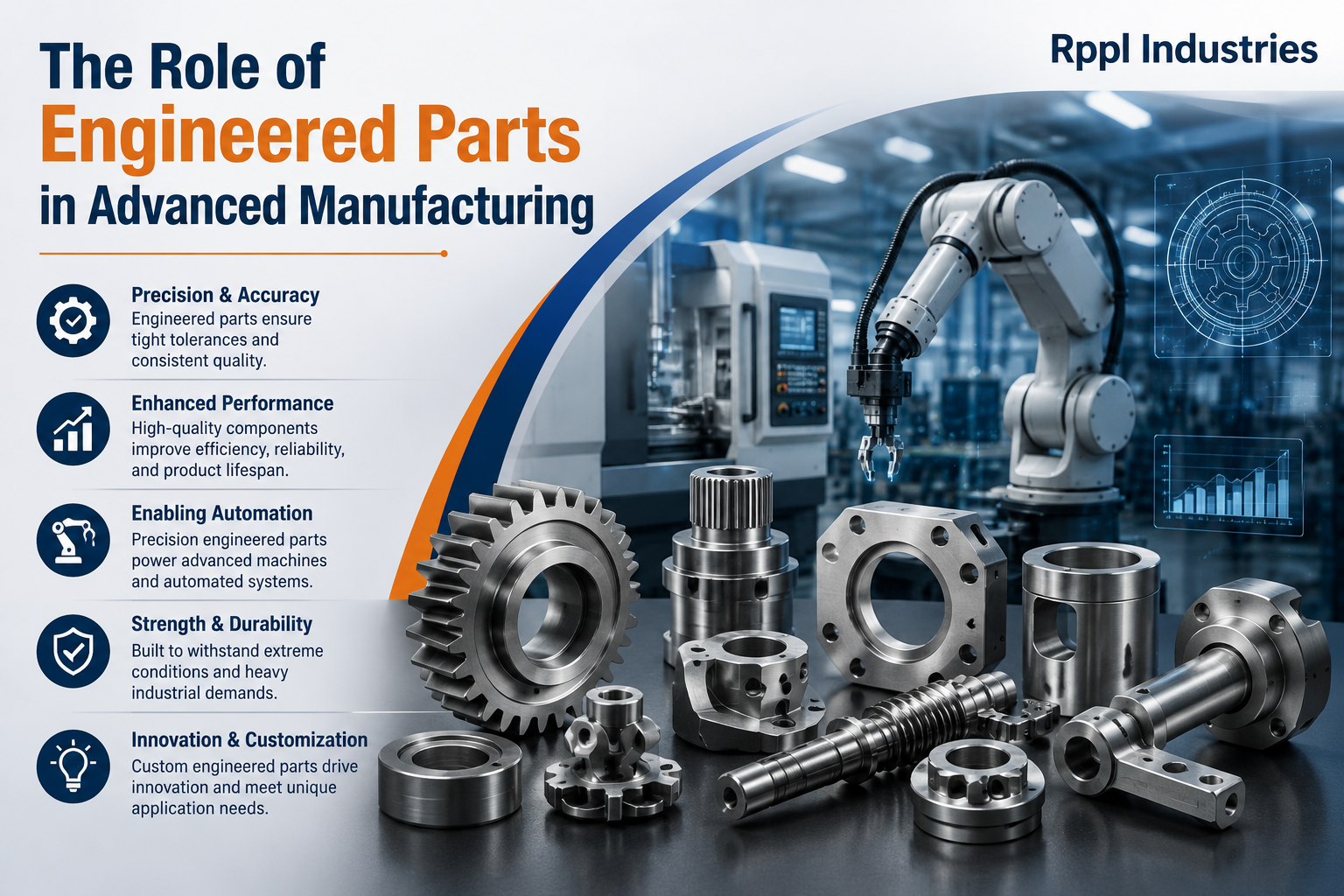 The Role of Engineered Parts in Advanced Manufacturing - Gifyu