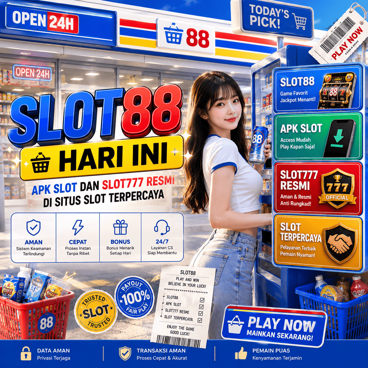 SLOT88 Hari Ini: APK Slot dan Slot777 Resmi di Situs Slot Terpercaya