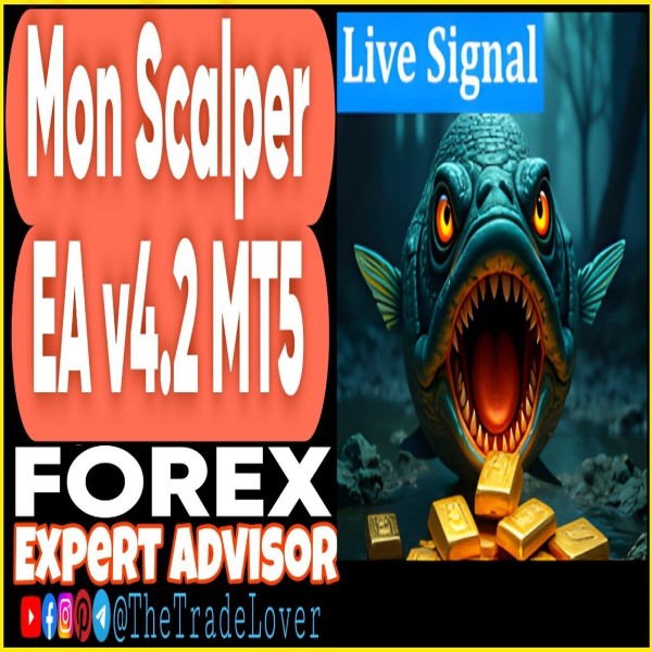 Mon Scalper EA v4.2 MT5 (Works on Build 6182) | Forex Robot | MT5 Expert Advisor - The Trade Lovers