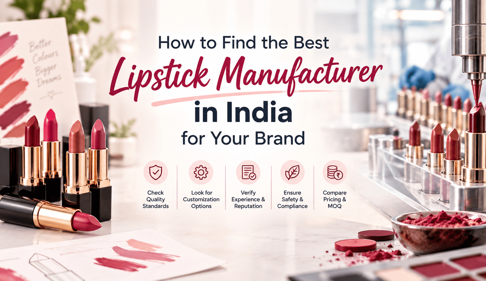 Best Lipstick Manufacturer in India for Your Beauty Brand