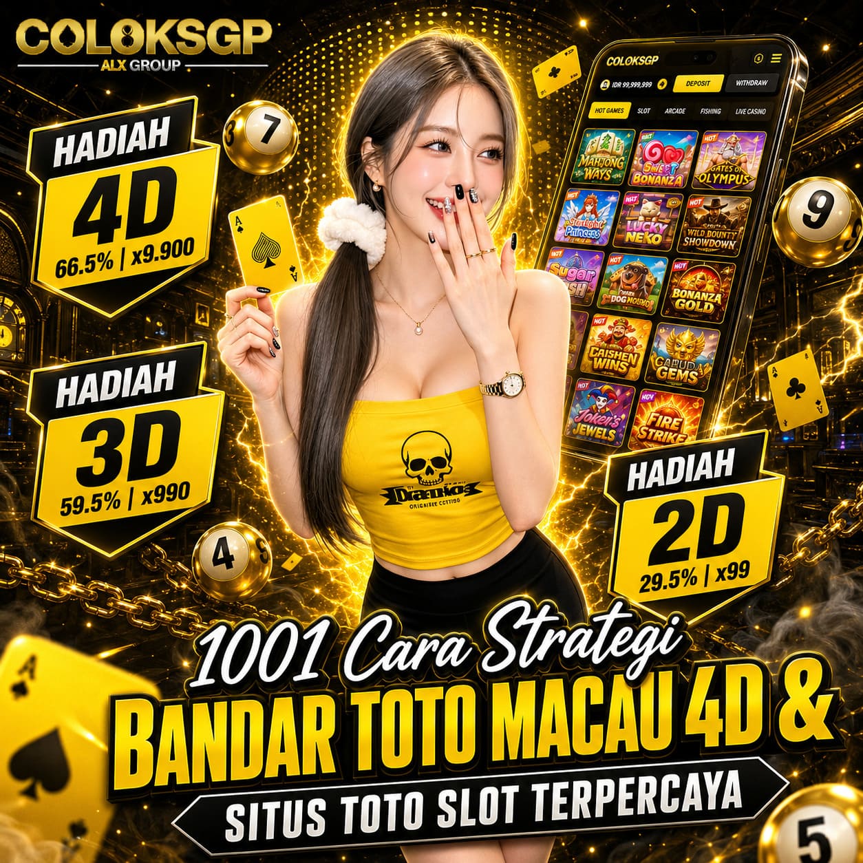 COLOKSGP ✈️ Ragam Cara Strategi Bandar Toto Macau 4D & Situs Toto Slot Terpercaya