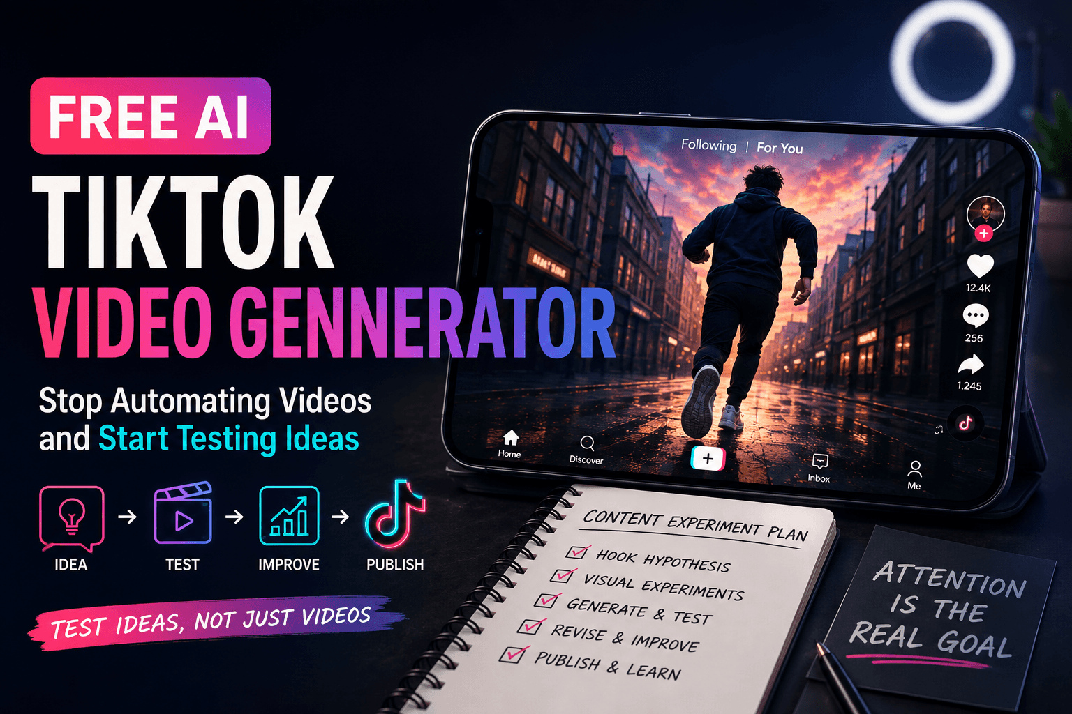Free AI TikTok Video Generator: Stop Automating Videos and Start Testing Ideas
