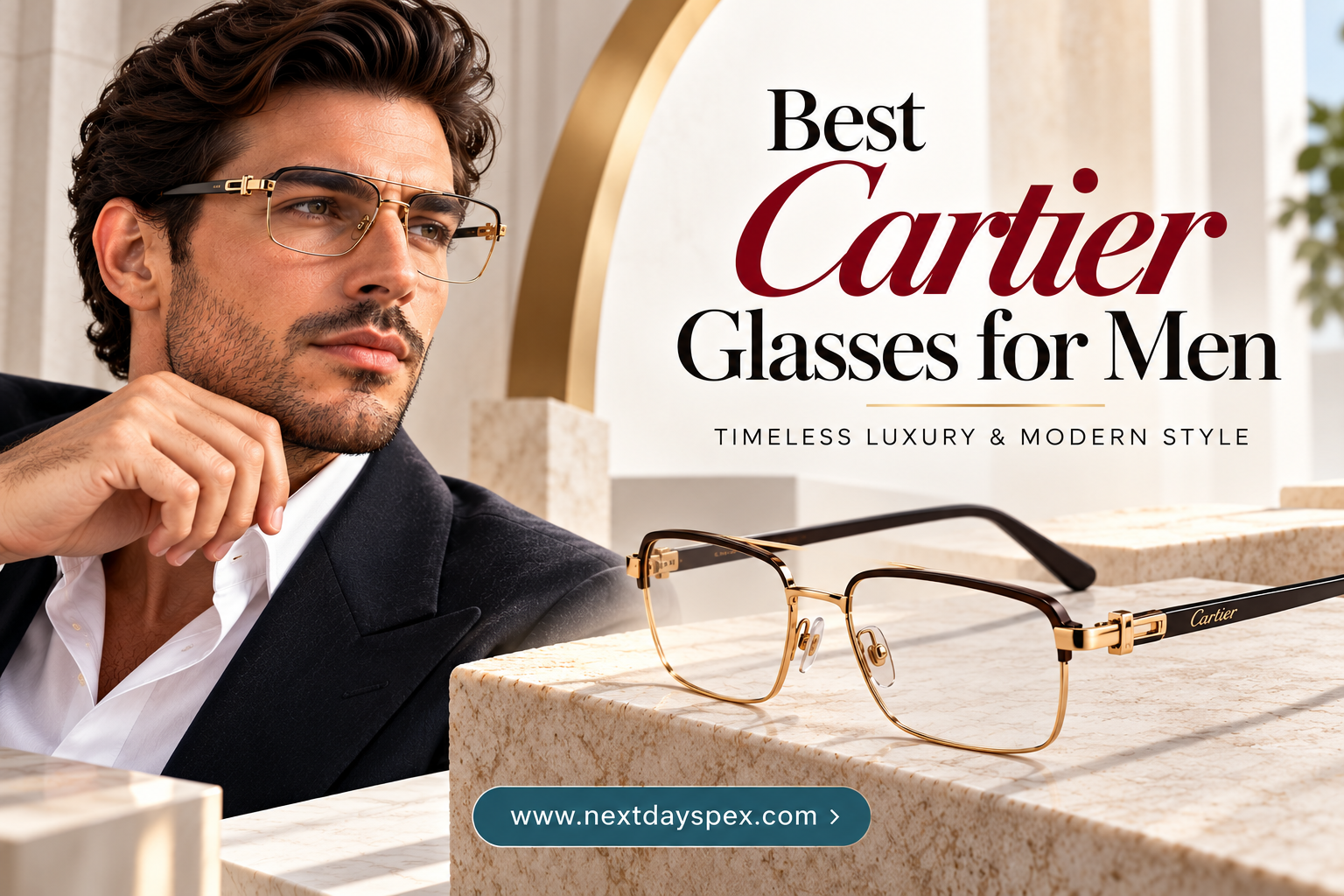 Best Cartier Glasses for Men: Timeless Luxury & Modern Style – Next Day Spex
