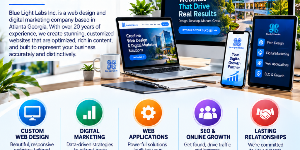 Web Designers Flowery Branch by Blue Light Labs Inc. - Infogram