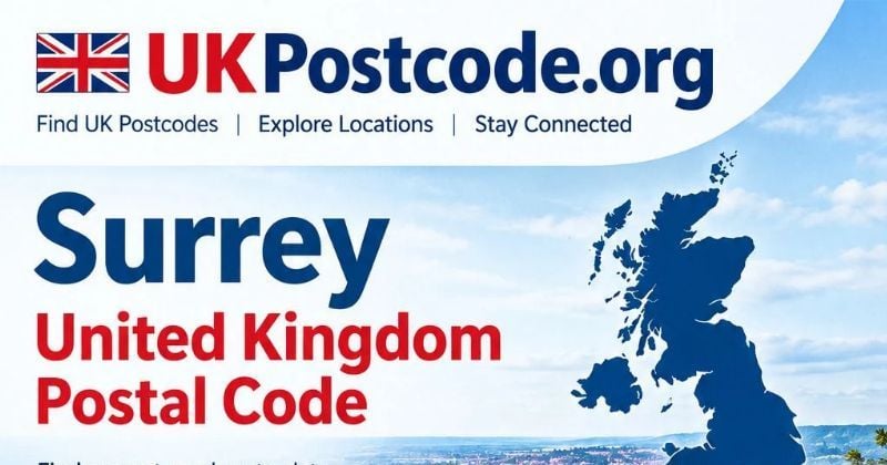 Surrey United Kingdom Postal Code