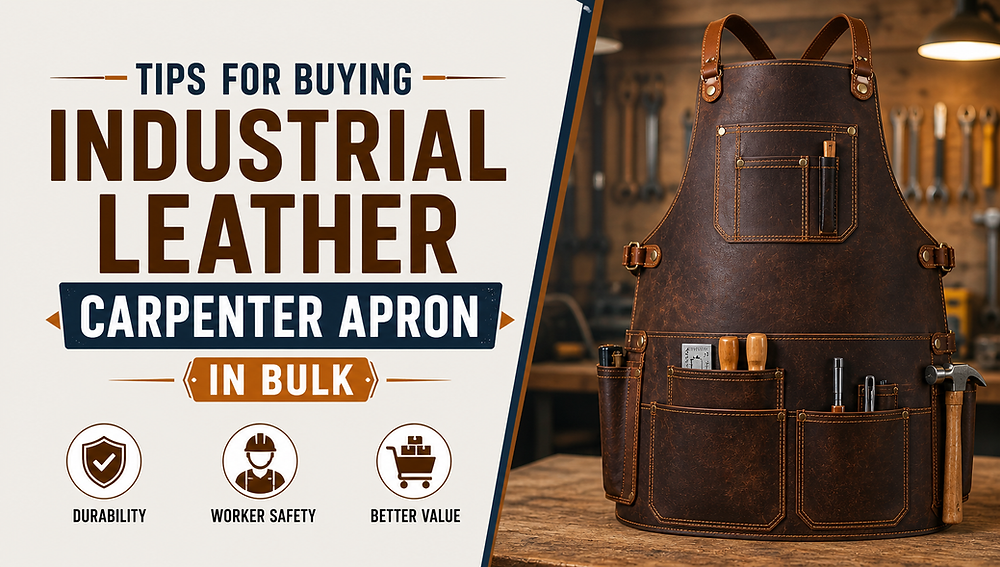 How to Buy Industrial Leather Carpenter Apron in Bulk