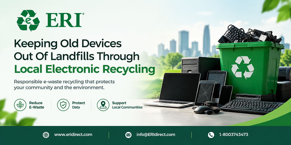 Keeping Old Devices Out Of Landfills Through Local Electronic Recycling