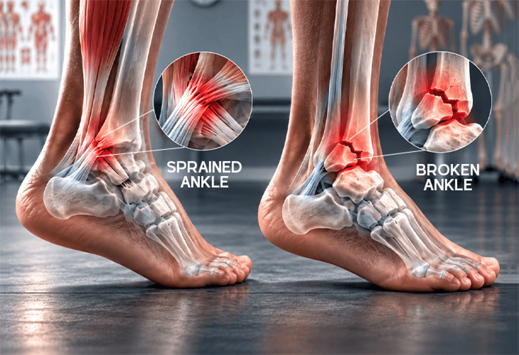 Break vs Sprain Ankle How Doctors Tell the Difference