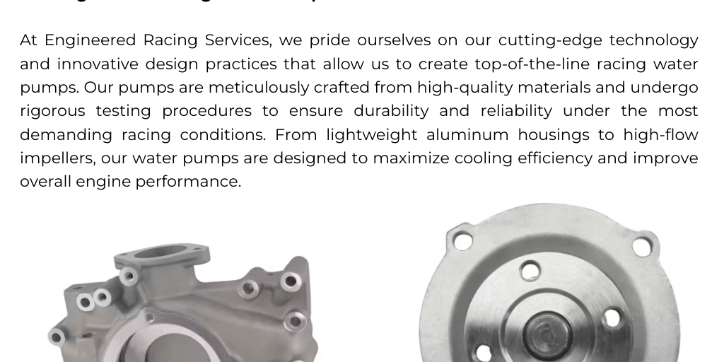 Water Pump: Reliable Engine Cooling and Performance by eMach AI - Infogram