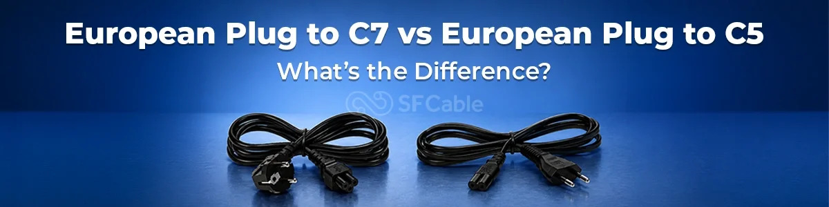 European Plug to C7 vs European Plug to C5: What’s the Difference? – SF Cable, Inc