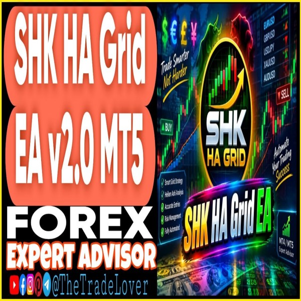 SHK HA Grid EA v2.0 MQ5 Source Code (Works on Build 6230) | Forex Robot | MT5 Expert Advisor - The Trade Lovers